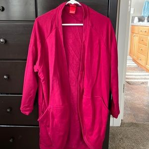 Nike long sweatshirt cardigan